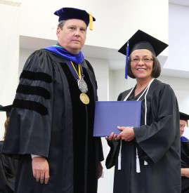 Beth Sisneros, Director of the  Educational Services Center at Mesalands. Sisneros received her Bachelor of Science Degree in Business Administration from Franklin University. 