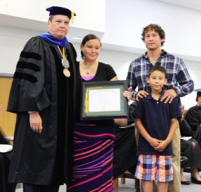 a special presentation was given for Tonie Martinez, a Mesalands graduate that was recently killed in a tragic car accident. Martinez earned an Associate of Applied Science Degree in Business Administration from Mesalands. On her behalf, Martinez’s family accepted her degree during commencement.