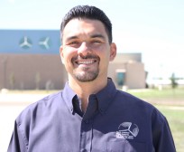 Daniel Garcia accepted his Earth Steward Scholarship Award provided by Cielo Wind Power in a ceremony in Amarillo, TX.