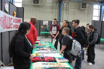 Students from Tucumcari High School learn more about the consequences of drinking while driving at the Maze of Life.