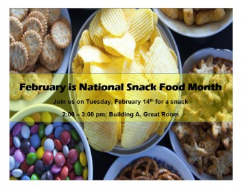 National Snack Food Month February 14 2017