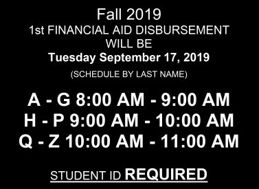 disbursement aid financial mesalands